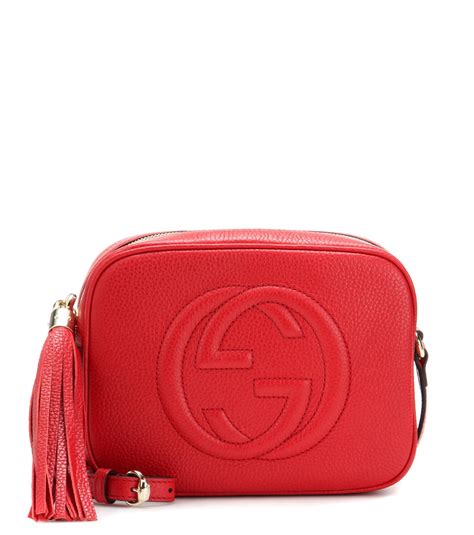 streched gucci red disco bag|Gucci disco bag.